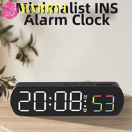 BARRY1 Digital Alarm Clock, Large Display Temperature Display Temperature Display Clock, Multifuncti
