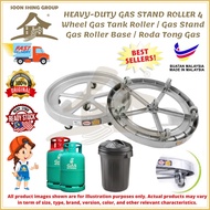 HEAVY-DUTY GAS STAND ROLLER 4 Wheel Gas Tank Roller / Gas Stand Gas Roller Base / Roda Tong Gas