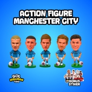 Manchester City Haaland KDB Foden Pep Soccerwe Football Player Action Figure