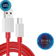 EVERTHING Type C USB SUPERVOOC 2.0 Fast Charging Cable For OnePlus 9R 10 Pro 10R 11 11R 12 13 Nord 2