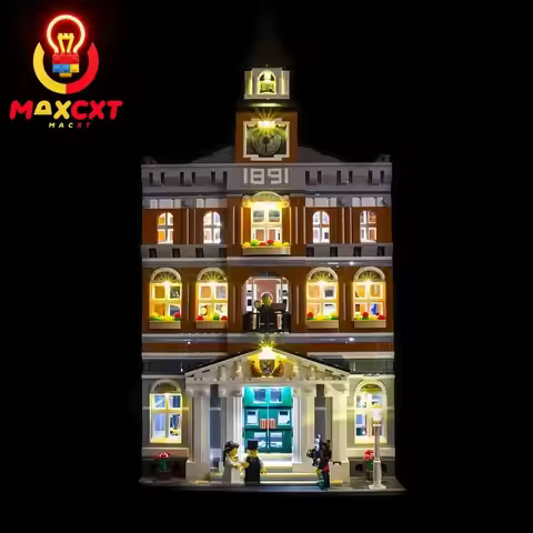 MAXCXT LED Light Set For LEGO 10224 Town Hall Modular DIY Decorative Lamp （Not Include Lego Building