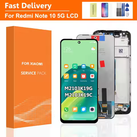 100% Tested LCD For Xiaomi Redmi Note 10 5G Display Touch Screen Digitizer Assembly for redmi note 1