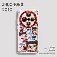 Ốp Lưng Điện Thoại Silicon Phong Cách Hoạt Hình Trung Quốc Cho Vivo X200 pro Mini X100 Ultra Ao Bing