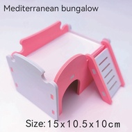 [HATELI] Phụ Kiện Lồng Cho Hamster Đồ Chơi Cho Hamster Nhà Cho Thú Cưng Chuột Lang Gấu Vàng Lều XÍCH