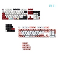 Will Mechanical Keyboard Keycaps 123PCS OEM Profile Dye Sublimation for Key Cover for Cherry MX DZ60