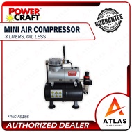 POWERCRAFT Mini Air Compressor Oil Less 3.0L PAC AS186