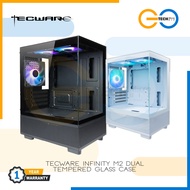 Tecware Infinity M2 Dual Tempered Glass MATX Case PC Chassis