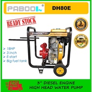 PABOOL DH80E 3” DIESEL ENGINE HIGH HEAD WATER PUMP (HEAVY DUTY)