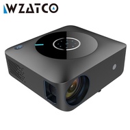 WZATCO H2ซาอุดิอาระเบียเต็มรูปแบบ HD 1920*1080P โปรเจ็คเตอร์ Led เครื่องฉายภาพโรงหนังโฮมเธียเตอร์เครื่อง Beamer พร้อมแป้นพิมพ์4D