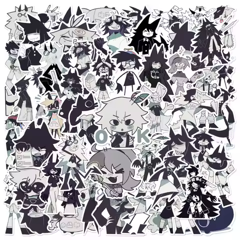 10/30/50PCS Fundamental Paper Education Game Cartoon Sticker DIY Phone Laptop Luggage Skateboard Gra