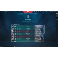 Valorant APAC(SG) Plat Acc with variety of skins