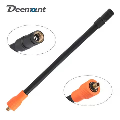 Deemount Air Pump Extension Hose External 6MM Thread EPDM Pipe 20/30/50CM Electric Pump Bicycle Tire