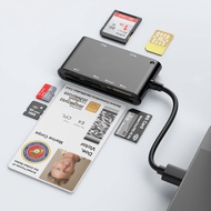 CAC Bank SIM Card ID Card Reader Camera Memory Card SD/TF/MS/M2Multifunctional 6-in-1 Card Reader