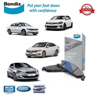 Original Bendix DB1849MKT Front Brake Pad - Volkswagen Golf GTI V/ Passat VI/ Jetta 06/ Peugeot 308 