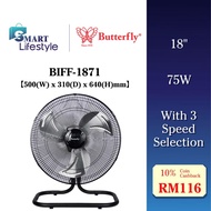 Butterfly Industrial Floor Fan 18” BIFF-1871