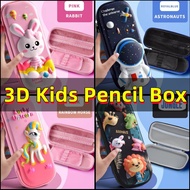 High Quality 3D Kids Pencil Case Pencil Box with Cute Cartoon Design School Box Pencil Cases