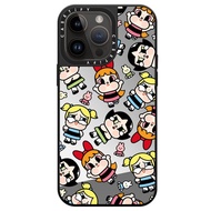 Tide brand Case.tify Mirror Phone Case for iPhone 15 15pro 15promax 14 14pro 14promax New Cartoon graffiti  pattern Straight edge Shock-proof Hard case For iPhone 11 12 13promax For Men Girl New