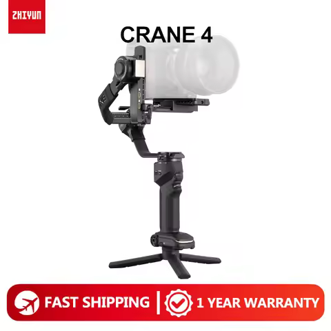 ZHIYUN CRANE 4 3-axis Handheld Gimbal Camera Stabilizer Bluetooth Controlled Portrait Shooting for S