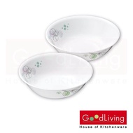 Corelle Poetic Melody ชามอาหาร ชามแก้ว ชามเสิร์ฟ ขนาด 8.5 นิ้ว (21.5 cm.) จำนวน 2 ชิ้น [C-03-432-PD-2]