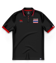 เสื้อโปโลแขนสั้นผู้ชาย เสื้อกีฬา สวมใส่สะบายไม่เป็นขน ราคาถูกๆ Nexts Sport NXP-001 พร้อมติดธงไตรรงค์