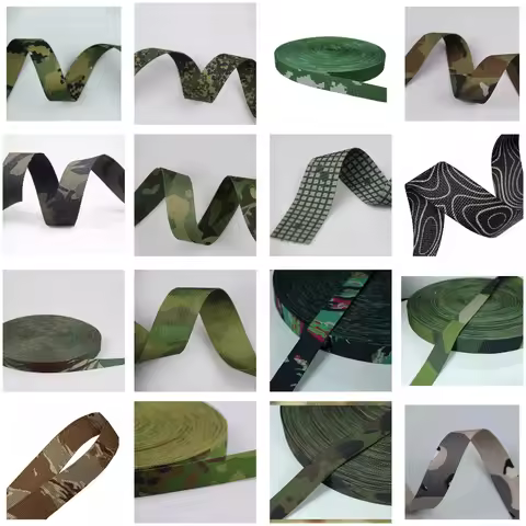 5 Meter MC MCBK M90 KLMK DNC AOR2 EMR A-TACS-FG Camouflage Webbing Flecktarn Spot Miami Tiger Stripe