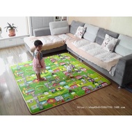 S-T➰Foldable Floor Mat Children's Foam Mattress Lazy Mat Double Nap Mat Thickened Summer WOKJ