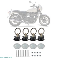 amonoy 4 Sets Tie Down System Round Tie Down Anchors Point Kit with Round Rings for Truck Beds or Tr