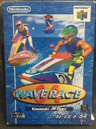 自有收藏 日本版 NINTENDO 64 任天堂 N64 遊戲卡帶 WAVE RACE 水上摩托車