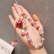 Mobile Phone Straps Mobile phone ornaments Mobile phone accessories Anti-lost lanyard Flowers Pendant