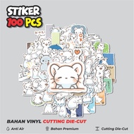 50 pcs Ermine Stickers Cute Creative Decoration for Notebooks, Skateboards, hp