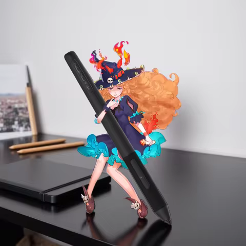 GAOMON M1220 12 Inch Drawing Graphic Tablet 8192 levels with 8 Express Keys & 13 Multimedia Keys Sup