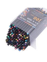 彩色細尖標記筆,用於繪畫、記錄、筆記和日曆上色 - 12/24/36/48/60/100 支裝