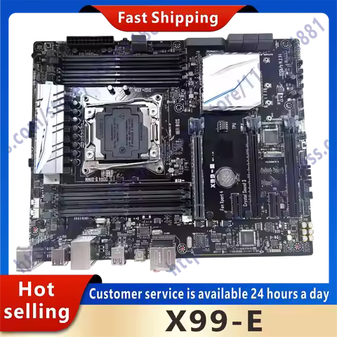 Used X99-E original desktop X99 X99M 2011 slot LGA 2011 Core i7 LGA2011 V3 DDR3 motherboard