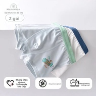 Ice Silk Quần Sịp Bé Trai Hạng A Thoải Mái Thoáng Khí Quần Lót Không Gây Kích Ứng Cho Bé Quần Lót Bo