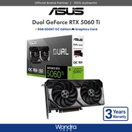 ASUS Dual GeForce RTX 5060 Ti | 8GB GDDR7 | OC Edition | Graphics Card (DUAL-RTX5060TI-O8G)