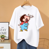 Sinchan Unisex Adult Women's T-Shirt, Latest Sinchan Crayon Q