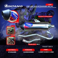 Knalpot Standard Racing CRF - KLX - D Tracker -  Wr 155 Original Bintang Powerfull Exhaust