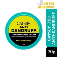 Gatsby Treatment Hair Cream 70g THC Anti Dandruff Krim Rambut