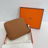Hermes 絲巾短夾 狗來富B刻