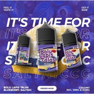 Liquid Vape Bolu Lapis Talas Blueberry Saltnic 30ML By Dalang Vapor AEJR
