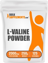 com L-Valine Powder - Valine Supplement, Valine Amino Acids - BCAA Supplement, L-Valine 2000mg - Glu