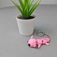 GANTUNGAN Cute Mini Axolotl Flexi Keychain Unique Axolotl 3DKeychain