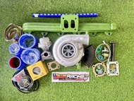 ชุดติดตั้งเทอร์โบ หกล้อ สิบล้อ เครื่องยนต์ JO8C Hino เทอร์โบ Holset Hx50 แท้