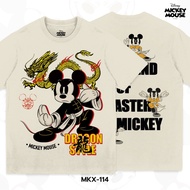 Power 7 Shop Mickey Mouse T-Shirt Dragon Year Authentic Disney License (MKX-114)