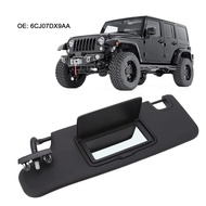 Black Left Driver Side Sun Visor Car Interior Part 6CJ07DX9AA For Jeep Wrangler JK 2007-2017