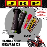 ORIGINAL JRP HANDLE GRIP FOR :  HONDA WAVE 125 |  BLACK |  WITH FREE KEYCHAIN AND STICKER | COD