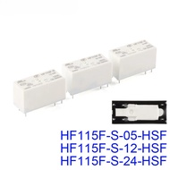 HF115F HF115F-S High Power Relay HF115F-S-05-HSF HF115F-S-12-HSF HF115F-S-24-HSF HSF DC 5V 12V 24V 6