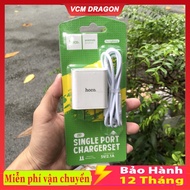 Hoco C81 Charging Cable Set with Micro USB/Type C Cable - 5V/2.1A Fast Charger Set