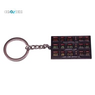 Time Circuit Keychain Movie Keychain Science Fiction Comedy Movie Interesting Keychain Movie Periphe