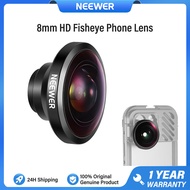 NEEWER LS-29 8mm HD Fisheye Phone Lens เลนส์โทรศัพท์ Fisheye เลนส์มุมกว้าง 220° สำหรับกล้องโทรศัพท์